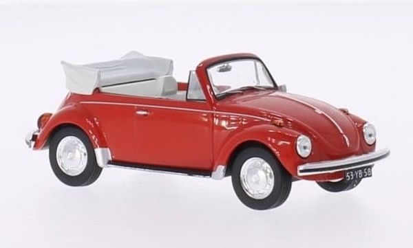 Volkswagen Beetle Convertible 1973 (red) Skala 1:43