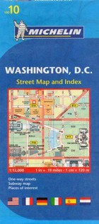 Washingon, D.C. Street Map / Waszyngton Plan miasta Skala: 1:12 000
