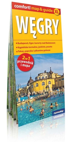 Węgry 2w1: Przewodnik i mapa turystyczna XL 1:600 000 / 1:17 000 / 1:12 000