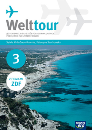 Welttour 3. Podręcznik + zeszyt ćwiczeń + CD&DVD dla liceum i technikum