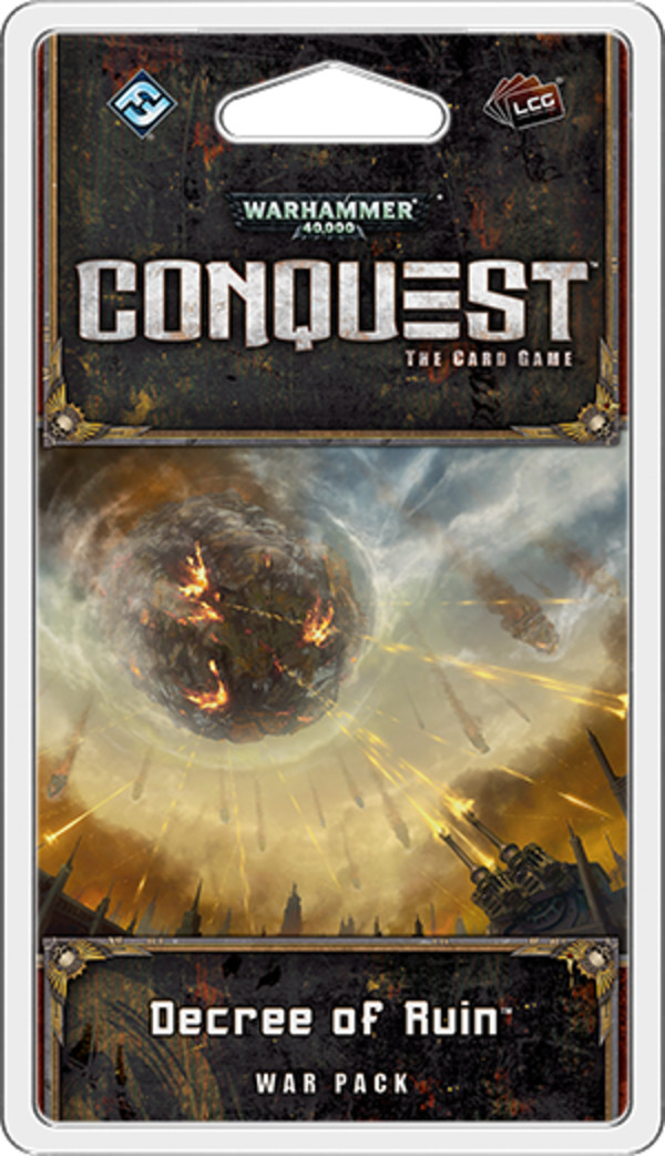 Gra Warhammer 40,000 Conquest LCG: Decree of Ruin First Warpack from Planetfall Cycle - Wersja Angielska