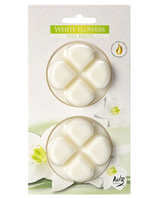 Białe kwiaty Wosk zapachowy