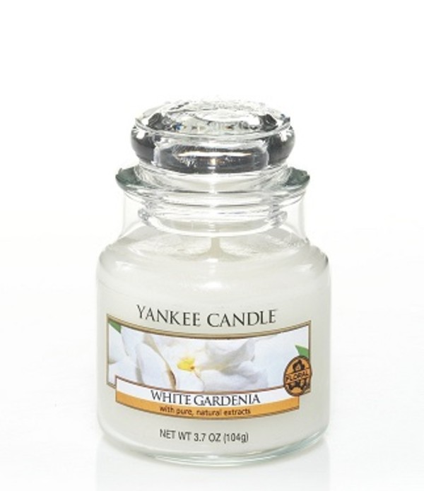 White Gardenia Mała świeca zapachowa w słoiku
