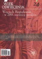 Wiek Oświecenia T. 24 Wojciech Bogusławski w 250 rocznicę urodzin