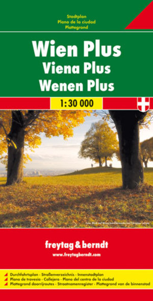 Wien Plus Stadtplan / Wiedeń Plus Plan miasta Skala 1:30 000