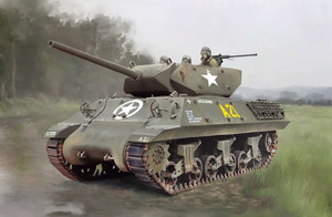 WWII M10 tank destroyer Skala 1:56