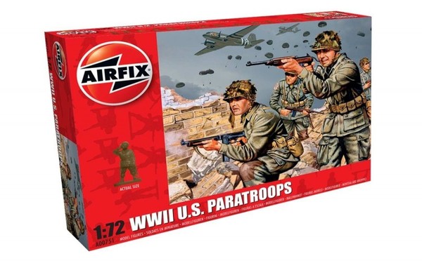 WWII US Paratroops Skala 1:72
