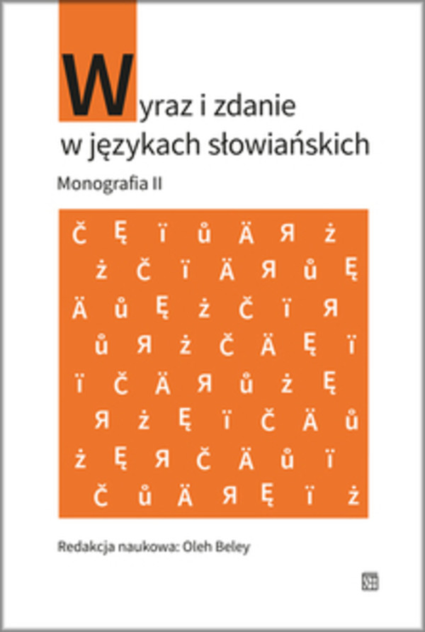 Wyraz i zdanie w językach słowiańskich Monografia II