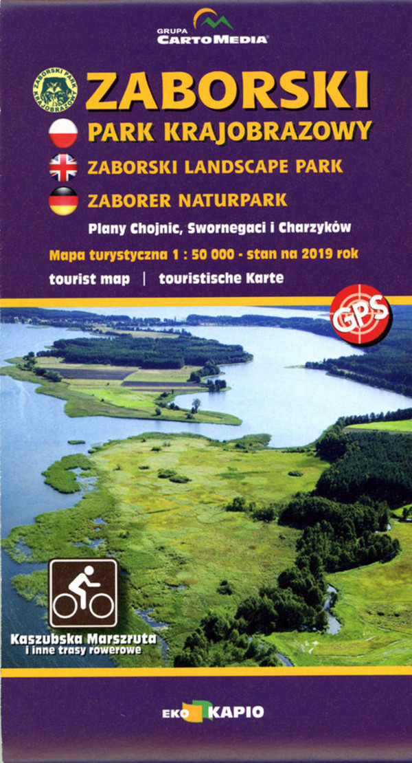 Zaborski Park Krajobrazowy Mapa turystyczna Skala: 1:50 000