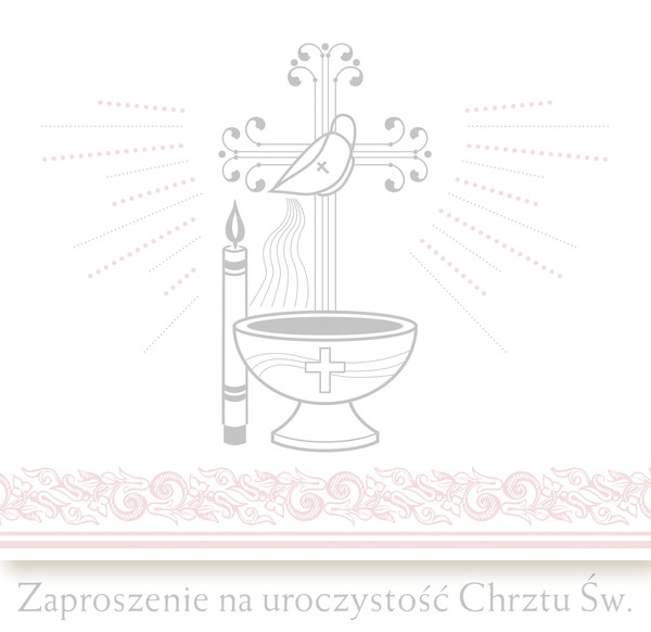 Zaproszenie chrzest zkw chr 40769 pol mak