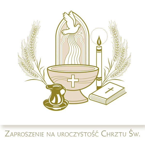 Zaproszenie chrzest zkw chr 40975 pol mak