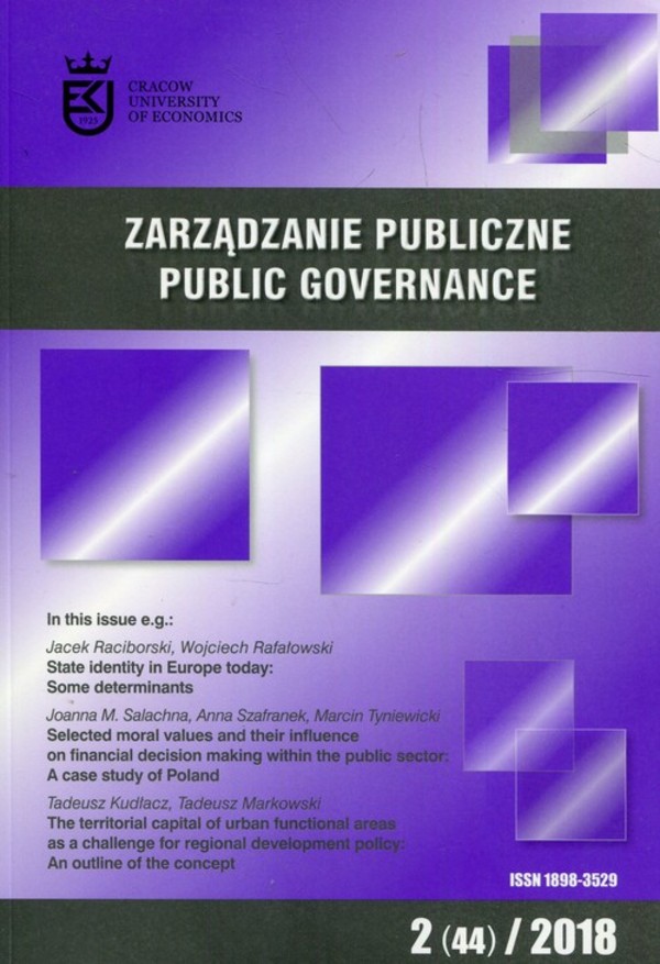 Zarządzanie Publiczne 2(44)/2018