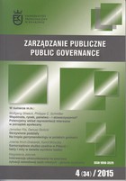 Zarządzanie Publiczne nr 4(34)/2015 - Marek Oramus: Aktywność polskich jednostek samorządu terytorialnego w zrzeszeniach międzynarodowych