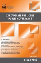 Zarządzanie Publiczne nr 4(38)/2016 - Robert Chrabąszcz, Marcin Zawicki: The evolution of multi-level governance: The perspective on EU anti-crisis policy in Southern-European Eurozone states