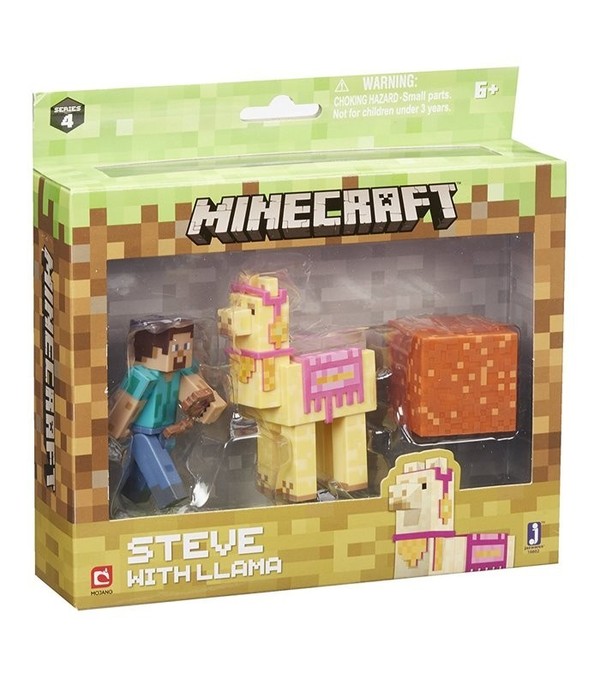 Minecraft Zestaw figurek Steve z lamą