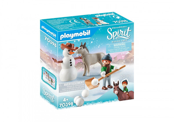 Playmobile Zestaw figurek Spirit Zabawa na śniegu