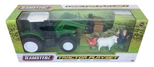 Zestaw rolniczy Traktor zielony + owca