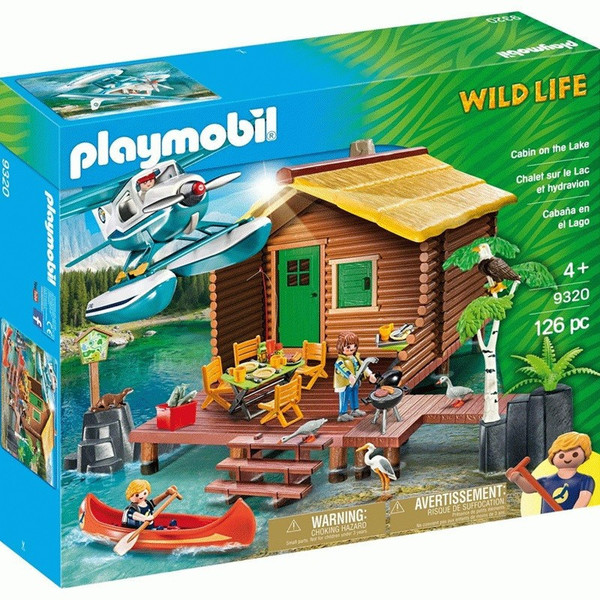 Playmobil Zestaw Wild Life Urlop w domku nad jeziorem