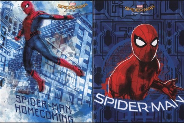 Zeszyt A5 Spider-Man w kratkę 54 kartki 10 sztuk mix