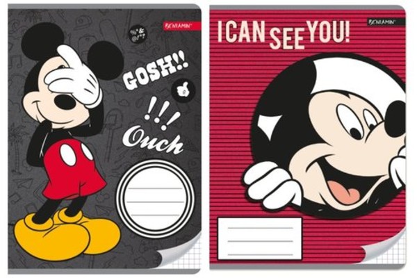 Zeszyt A5 w kratkę 32 kartki Minnie&Mickey 10 sztuk