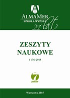Zeszyty Naukowe ALMAMER 2015 1(74)