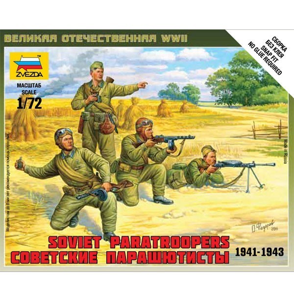 Soviet Paratroops 1941-1943 Skala 1:72