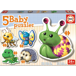 Puzzle Zwierzątka Baby Puzzles 3 elementy