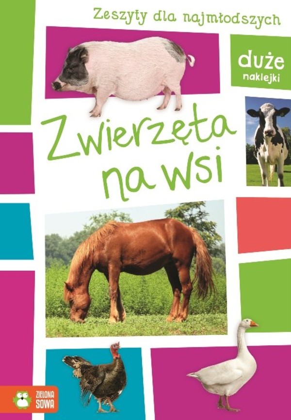 Zwierzęta na wsi Zeszyty dla najmłodszych